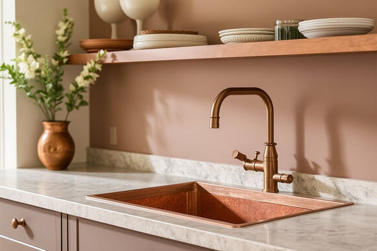 Copper Kitchen Sinks and Bathtubs: Timeless Style with Surprising Benefits
