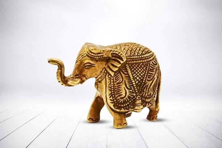 Solid Brass Elephant - Kaarigar Handicrafts Inc.