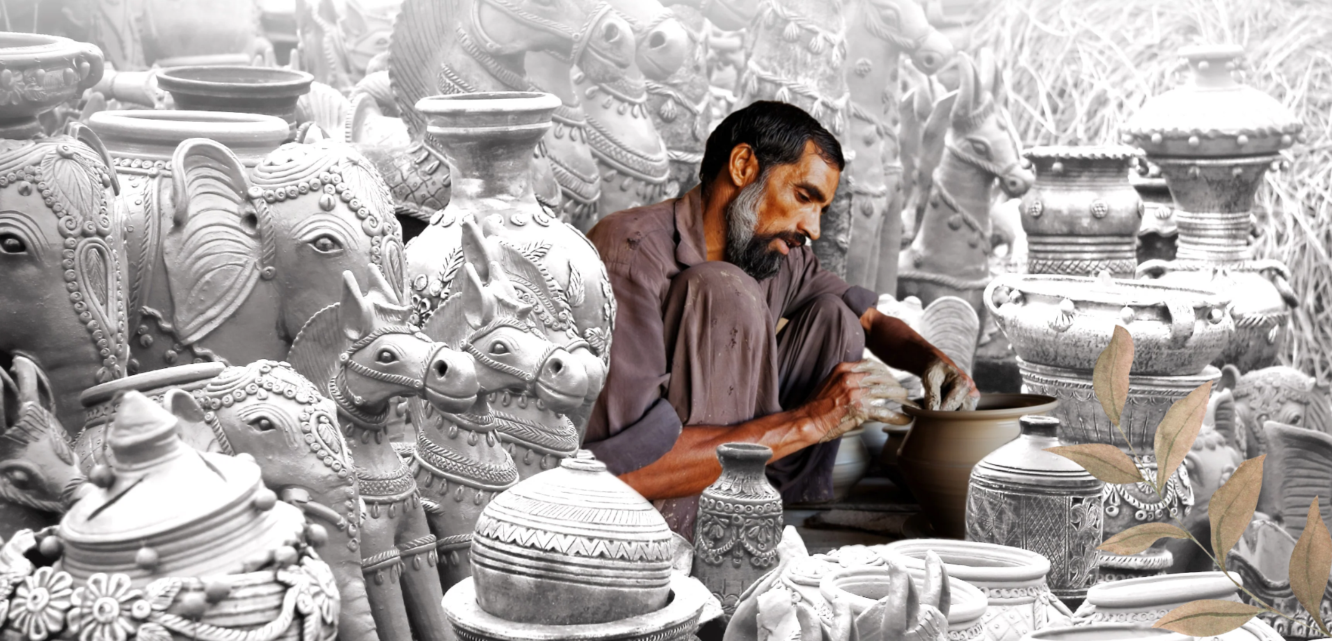 Variety of Handcrafted Decorative Pieces