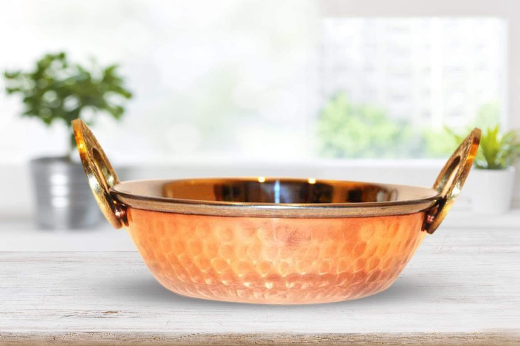 Copper Kadhai Set