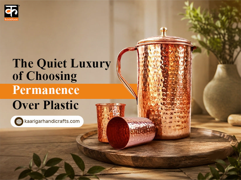 Handmade Copper Water Bottle