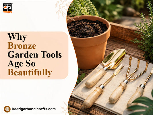 bronze garden tools