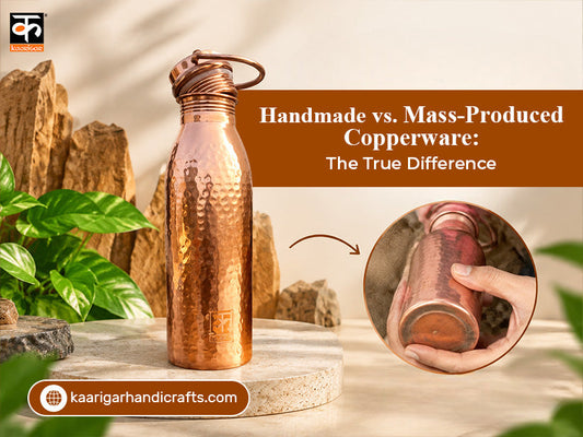 handmade copper water bottle