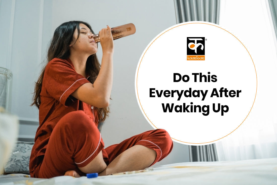 How a Copper Water Bottle Turns Your First Sip Into a Daily Reset