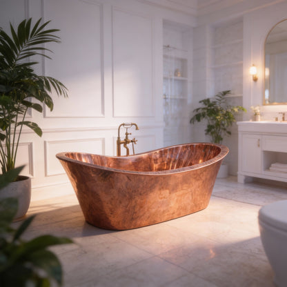Copper Bathtub - FREE Door to Door Sea Shipping