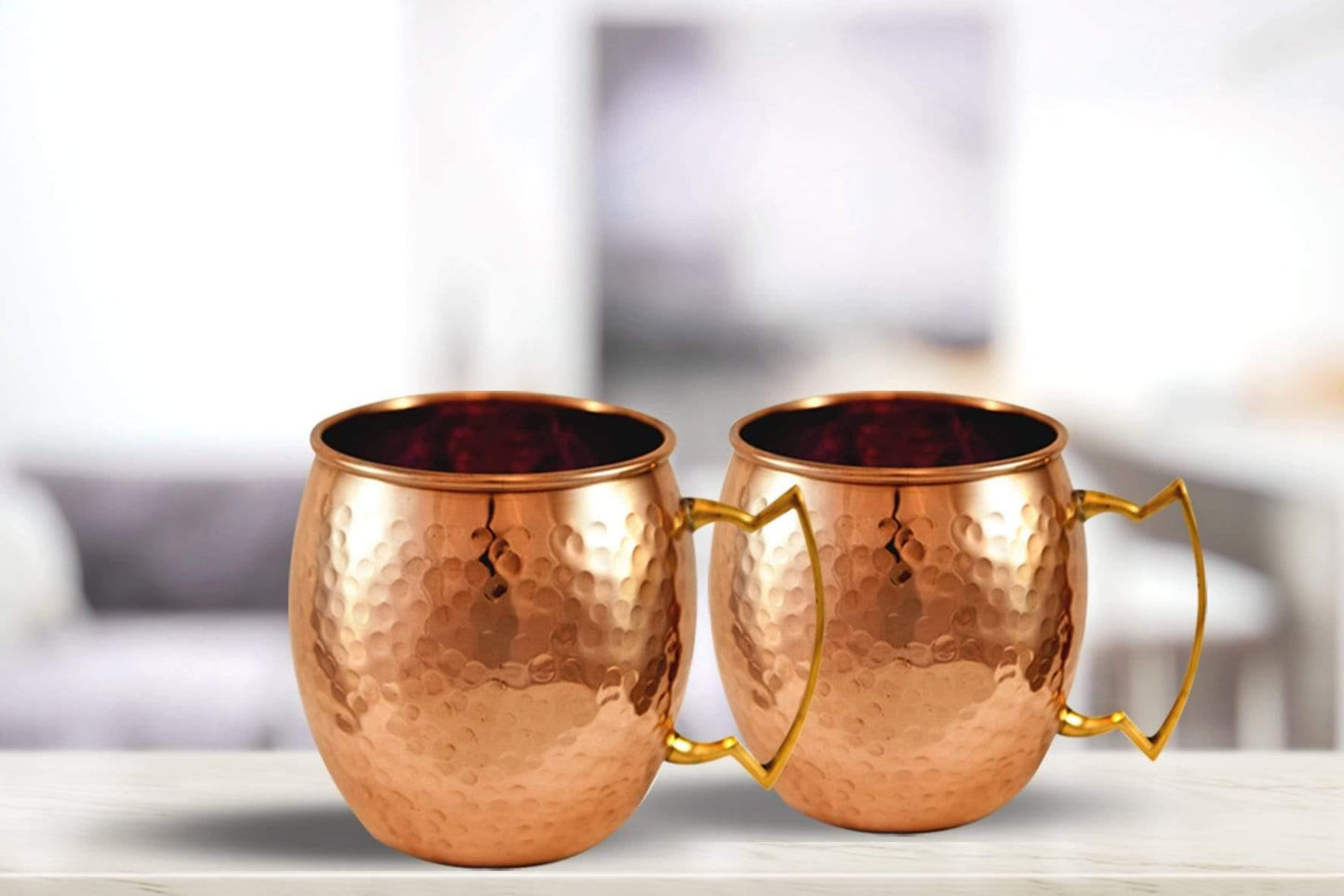 Copper Moscow Mule Mug Set