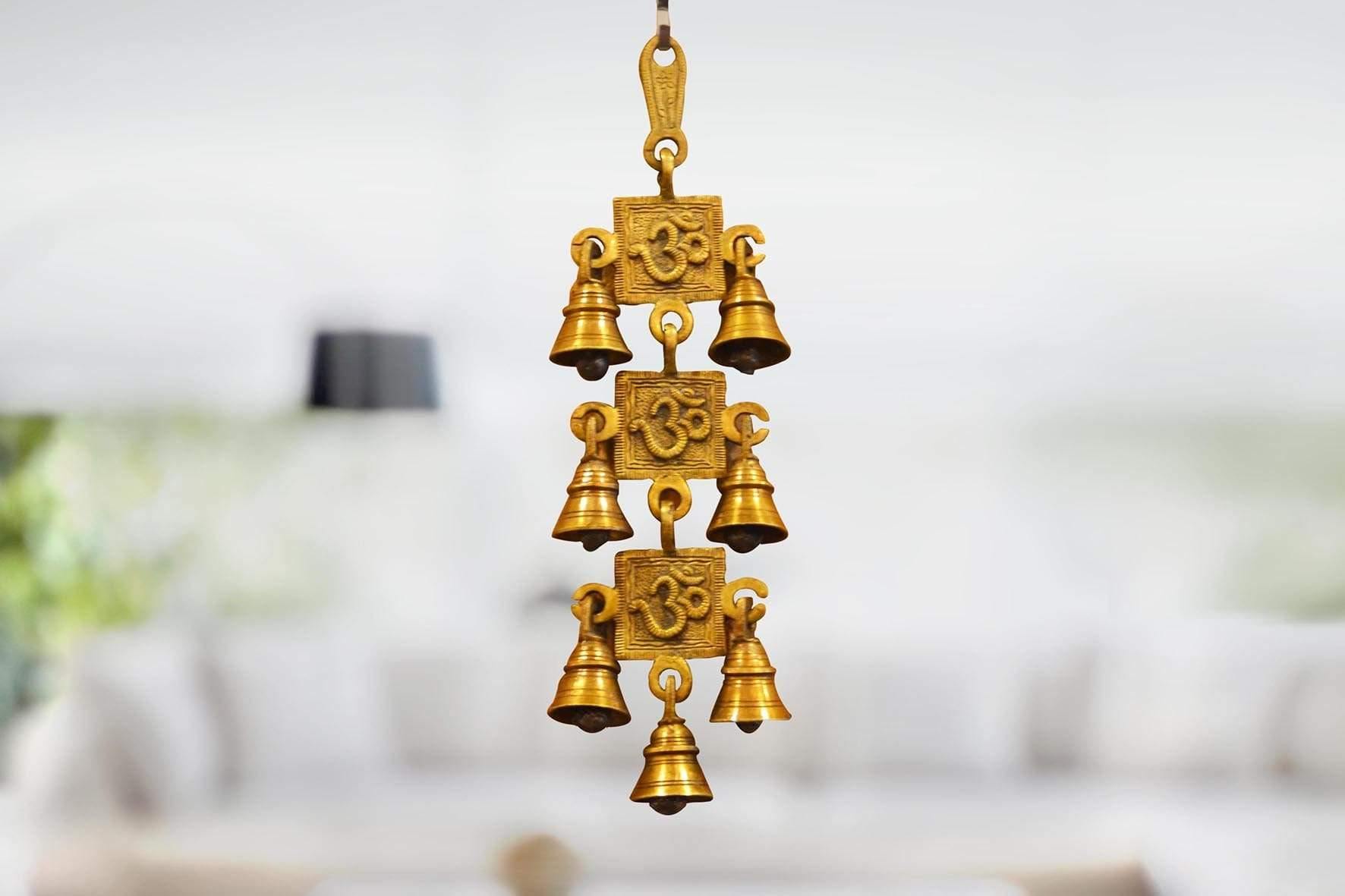 Brass Hanging Door Bell  Kaarigar Handicrafts Inc.