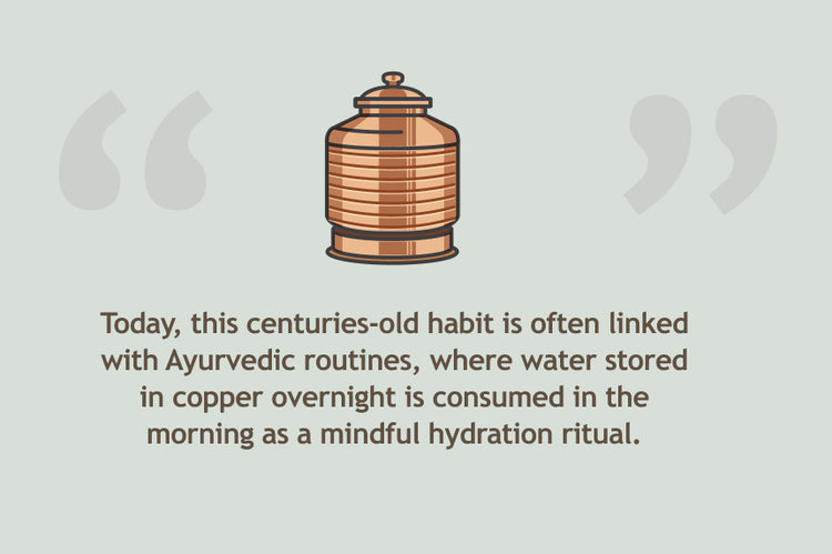 Person Using Copper Copper Facts | Benefits, Care & Uses of Copperware | Kaarigar ...
