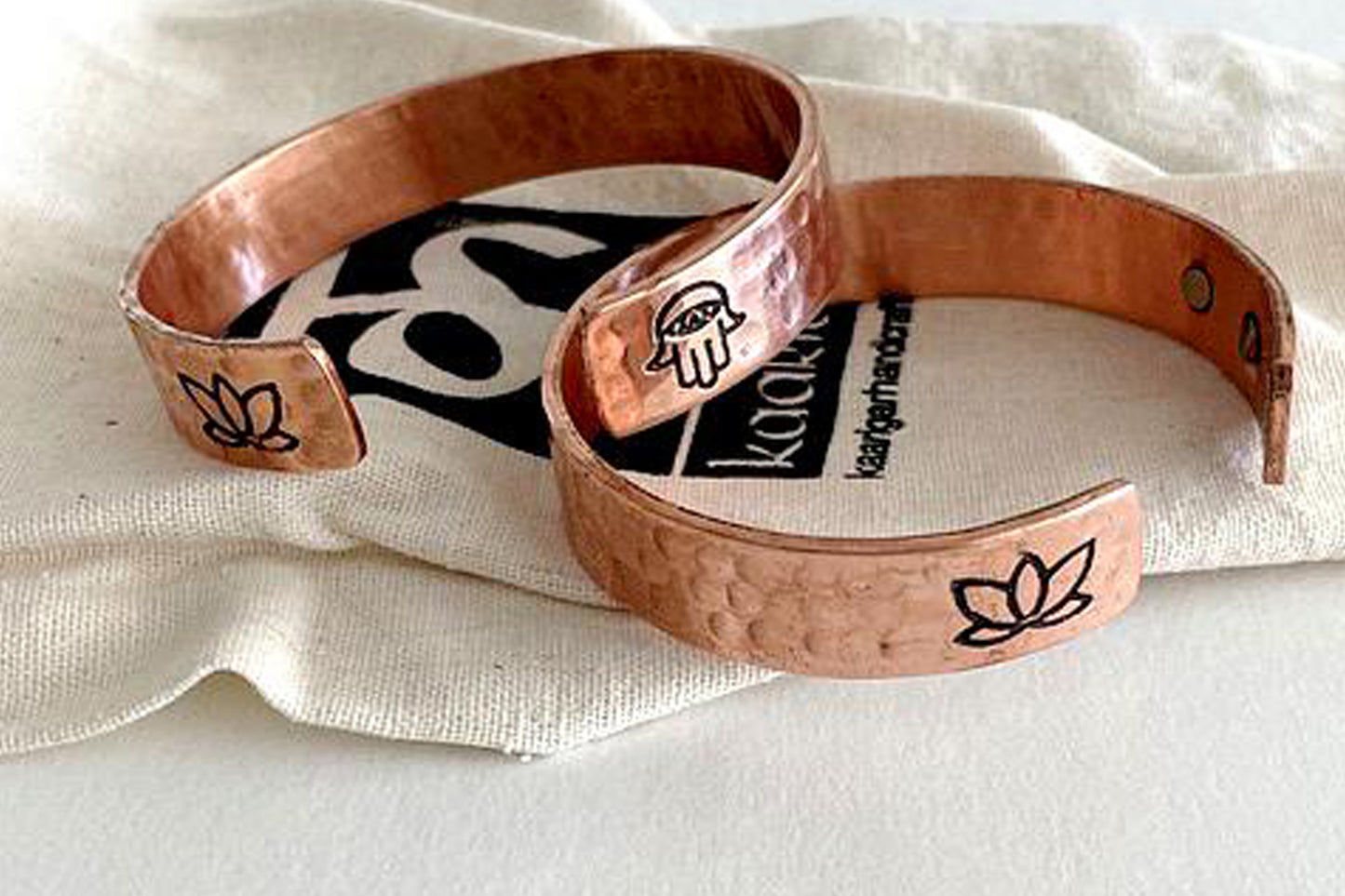 Ayurvedic Copper Cuff - set of 2