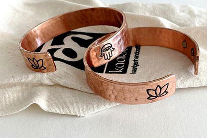 Ayurvedic Copper Cuff - set of 2