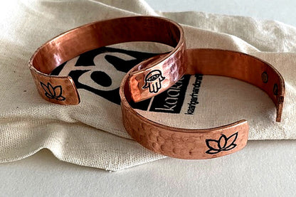 Ayurvedic Copper Cuff - set of 2